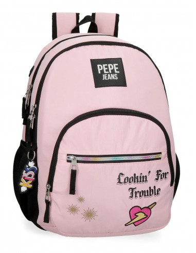 MOCHILA ADAP 44C.2C. PJL FOREVER ROSA